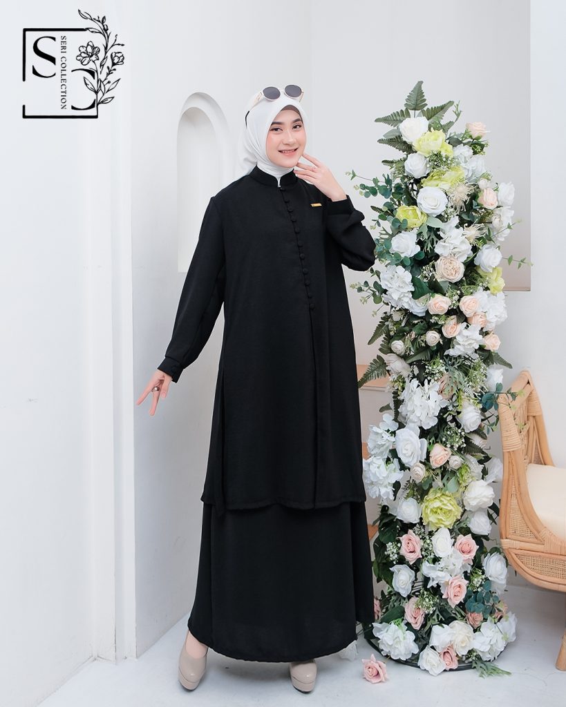 Zoya Tunik Set (One Set Tunik Rok Melayu) (2)