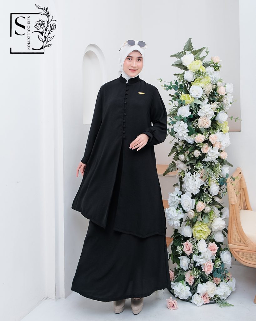 Zoya Tunik Set (One Set Tunik Rok Melayu) (4)