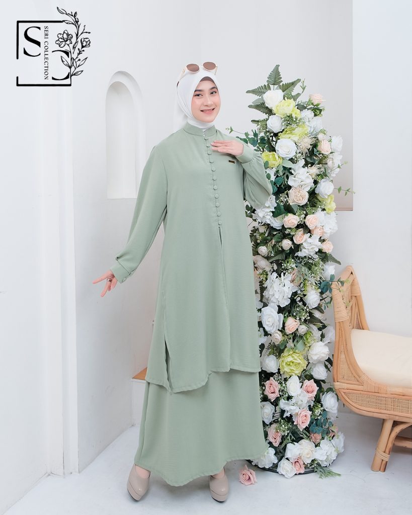 Zoya Tunik Set (One Set Tunik Rok Melayu) (7)