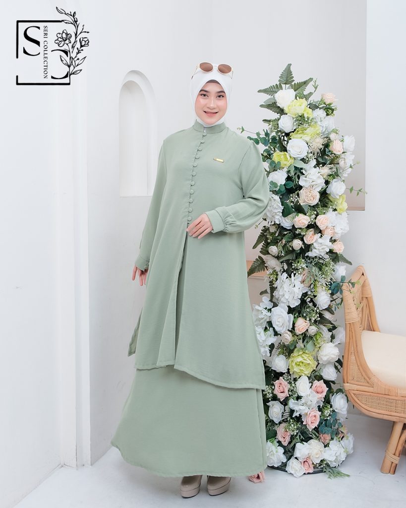 Zoya Tunik Set (One Set Tunik Rok Melayu) (9)